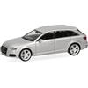 Herpa modellino auto Audi A4 Avant, argento ghiaccio, miniatura in scala 1:87, pezzo da collezione, Made in Germany, modello in plastica