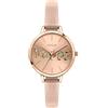 Oui&me FLEURETTE Orologio Donna Solo tempo in Acciaio, PVD Oro Rosa, Pelle naturale - ME010009