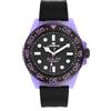 Lorenz Ocean Club 030268LL - Orologio Sportivo da Uomo al Quarzo - Orologio con cassa in superlega Soft Touch Viola - Cinturino in Gomma e chiusura deployante - Sub 100 metri - Cofanetto speciale sub