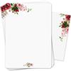 younikat Set Carta Lettera Rosa 50 Fogli 90 g/m² A4 - dv1519 | Carta elegante con buste per certificati menu compleanni scrittura