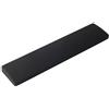 Keychron Poggiapolsi e poggiapolsi in silicone nero, 327 mm per tastiera compatta al 75% serie V1/V2/Q1/Q2 e Lemokey P1 (Pro/Max/HE) - Base antiscivolo - Supporto liscio e morbido