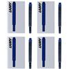 Lamy Fountain Pen Ink Cartridges, Black/Blue Ink, 4 Packs of 5 Cartridges (LT10BKBL)