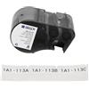 Brady Etichette in Vinile autolaminante per Stampante Etichette BMP51/BMP53/M511 - 140 Etichette Industriali Adesive - Nero su bianco, trasparente (44,45 mm (L) x 25,40 mm (A)) - M5-133-427