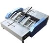 SOYPAX Piegatrice automatica del libro A3, cucitrice elettrica, piegatrice del libretto, cucitrice, moderna in plastica blu con 24 chiodi