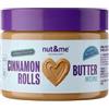 nut&me Crema spalmabile Cinnamon Roll 250 g | A base di noci pecan, mandorle, datteri, cannella e zenzero | Senza glutine, lattosio né zuccheri aggiunti | Vegana e cremosa