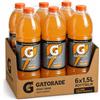 Generico Per Gatorade 1,5 Litri x 6 Bottiglie Bevanda Isotonica con Sali Minerali per Sport e Idratazione Gusti Arancia, Arancia Rossa e Limone Drink Sportivo per Allenamento, Corsa e Palestra (Arancia)