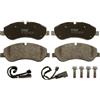 TRW GDB1967 Pastiglie Freno Set di 4 para Ford Transit Custom V362 Furgone (FY, FZ) 2012 - Assale anteriore e Altri Veicoli