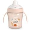 Suavinex, Tazza di apprendimento con beccuccio rigido. Bicchiere da bambino anti perdite con coperchio pieghevole e manici. Lavabile in lavastoviglie. Trainer Cup 200 ml. Bicchiere Bambino e Infatti+6