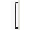 GENTERUN Maniglia For Porta Del Frigorifero, Compatibile Con Nurlin, Barra Di Trazione Zigrinata In Ottone Massiccio, Doppia Faccia Singola For Porta In Legno Di Vetro Del Frigorifero(Black)