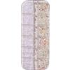 Buachois Strass Per Nail Art,6 Dimensioni Gemme Posteriori Piatte,Forma di Perla Bianca Pura Decorazioni Per Strass Per Unghie Portatili Fai-da-te, Per Unghie, Vestiti, Viso, Artigianato