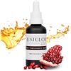 JustGlow Orgainc - Olio per il viso ai semi di melograno, naturale per la cura della pelle, vegano, 50 ml, crema viso antirughe, un'alternativa all'olio biologico per smagliature