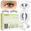 LASHVIEW Magnetische Wimpern Natürlicher Look, 1 Paar Magnetische Wimpern Mit Applikator, Kein Kleber Erforderlich Magnetische Wimpern Magnet Lashes Set, Leicht Zu Tragen Und Zu Entfernen (R02)