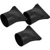 ibasenice Beccuccio Phon Silicone 3 Pezzi in Plastica Nera Resistente al Calore per Asciugacapelli, Accessori Phon per Uso Home e Salon, Controllo Styling Migliorato