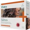Vive+ Capilforte 14 flaconcini | Integratore Anticaduta Capillare con Annurca, Ashwagandha, Curcuma, Aminoacidi, Vitamine e Minerali | Rafforza capelli, Unghie e pelle | Crescita, Densità e Vitalità