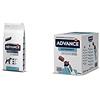 Advance Veterinary Diets 1 Gastroenteric Cibo per Cani, 12 kg (Confezione da 1), 12000 unità + Advance Gastroforte - Supplemento Nutrizionale per Cani - Confezione 50 unità con 2 Particelle di 5gr