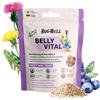 BugBell Snack per cani 60 g, digestione e microflora intestinale, riduzione dei grassi e risparmio gastrico, per problemi di diarrea e vomito, dente di leone, cardo mariano, prebiotici e probiotici