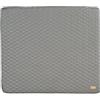 roba Materassino per Fasciatoio Luxe, 85 x 75 cm, Impermeabile, Antimacchia, in Pu, Facile da Pulire, senza Ftalati, Design Stone Quilted, Grigio Scuro