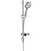 hansgrohe Raindance Select S Set doccia 120 3 getti EcoSmart 9 l/min con asta doccia 65 cm e portasapone, cromo, 26632000