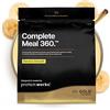 THE PROTEIN WORKS Protein Works | Complete Meal 360 - Gold Innovation, ricambio per pasti shake, High Protein, Omega 3, 165 benefici per la salute, dura 3-5 ore, sasso, banana smooth, 5 pasti, 500 g