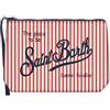 Saint Barth Mc2 Donna Pochette ALIN001-Stripes Mini V Gomma Rosso Taglia Unica