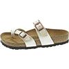Birkenstock 071661 Mayari pearl white, Birko Flor Graceful SANDALO Donna, White EU 42