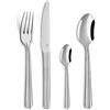 PRADEL ESSENTIEL - Set di posate da 24 pezzi per 6 persone - Colibri - 18/0 Acciaio Inossidabile, Finitura Standard - Acciaio Inox (Spessore 1 mm)