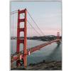 Frametory, 18 x 24 metal Wall Art Frame, cornice portafoto in alluminio e vetro vero, alluminio, Silver, 18x24