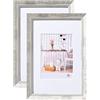 walther Design Chalet EL030WD - Cornice portafoto, 20 x 30 cm, confezione da 2, bianco