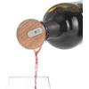 AdHoc CasQ - Versatore per vino e tappo in rovere/acciaio inossidabile/plastica/silicone