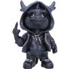 Nemesis Now Figurina drago che gioca con il fuoco, 16,2 cm, con cappuccio gotico, ornamento a forma di drago, divertente fantasia da collezione