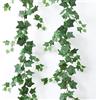 mizii Ghirlanda di edera artificiale a 2 fili, 200,7 cm, con foglie verdi in seta, piante finte da appendere, decorazione per camera da letto, casa, parete, feste, matrimoni, arco, appartamenti,