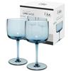 Villeroy & Boch like. by Villeroy & Boch - Like Ice calice da vino set da 2 pz., vetro colorato blu ghiaccio, capacità 270ml