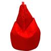 13Casa Nylon A6 Poltrona Sacco, Nylon, Poliestere, Rosso, 120 x 80 x 80 cm