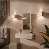 Dmora Consolle Premolo 41.6x80x97h cm Beige Specchio Incluso un Ripiano, un Vano