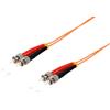 S-CONN maximum connectivity Cavo patch duplex ST/ST 50/125µ OM2 10 m