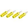 shiverpeaks BS56200-4Y Connettore a banana giallo (BS56200-4Y)