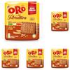 Oro Saiwa Fibrattiva, Biscotti Integrali con 15% di Fibre, 100% Grano Italiano, Consigliato per la Regolarità Intestinale, 420g (Confezione da 5)