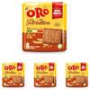 Oro Saiwa Fibrattiva, Biscotti Integrali con 15% di Fibre, 100% Grano Italiano, Consigliato per la Regolarità Intestinale, 420g (Confezione da 4)