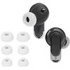 kwmobile 6x Auricolari di ricambio compatibile con JBL Tour Pro 2 Gommini sostitutivi in Silicone - 3 Misure - bianco