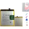 HIGHAKKU Batteria di ricambio BLP657 compatibile con One-Plus 6 1+6 A6000, A6003 con strumenti