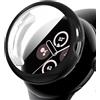 Koelaa Cover per Google Pixel Watch 2, Custodia per TPU con Proteggi Schermo [Tocco Sensibile] [HD Clear] Custodia per Google Pixel Watch 2-Nero