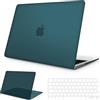 NPUOLS Custodia Protettiva per 2024-2021 MacBook Pro 16 Pollici Cover M4 M3 M2 M1 Pro Max A3403 A3186 A2991 A2780 A2485, 16,2 Opaco Rigide Protection Cover e Sottile TPU UE Tastiera Cover, Deep Teal