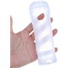 Pchnfei Custodia morbida in silicone bianco per controller di gioco Wii Custodia morbida in silicone custodia protettiva per controller Wii Gamepad protezione telecomando