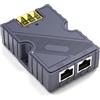 SIXRUN 150W Alimentatore PoE Gigabit per, Dishy V2 e Gen 3 con Velocità di Rete 10/100/1000Mbps, Ingresso 48-57V, Uscita 3A, Protezione da Sovratensioni ±8KV