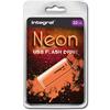 Integral Neon Orange Chiavetta USB 32 Giga - Flash Drive USB 3.0 SuperSpeed - Pennetta USB veloce