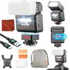 Godox IT32 per Canon Fotocamera Flash IT32 TTL Mini Flash con X5C Trigger Flash Diffusore HSS 2.4GHz Sistema X GN18 Flash per Fotocamera Touchscreen Riflettore Integrato Luce LED Filtro Magnetico