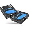 OREI Estensore HDMI via Ethernet su cavo CAT6/CAT7 1080p @ 60Hz con IR - fino a 196 FT - Supporta e 3D, audio HD