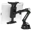 QWORK® Universale supporto auto con ventosa, phone porta regolabile, per tablet e smartphone da 5 a 15