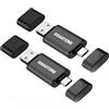 Gigastone 【GIGASTONE】USB 128GB Confezione da 2, 2-in-1 Dual OTG, Z40 USB 3.2 Gen 1 Flash Drive, USB-A e USB-C, Affidabile per Archiviazione, Condivisione File, Backup, Compatibile USB 2.0 / USB 3.0 / USB 3.1