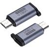 QUARKZMAN 2Pcs Adattatore USB C a Micro USB, Adattatore Femmina Tipo C a Maschio Micro USB per Laptop PC Telefono Auto